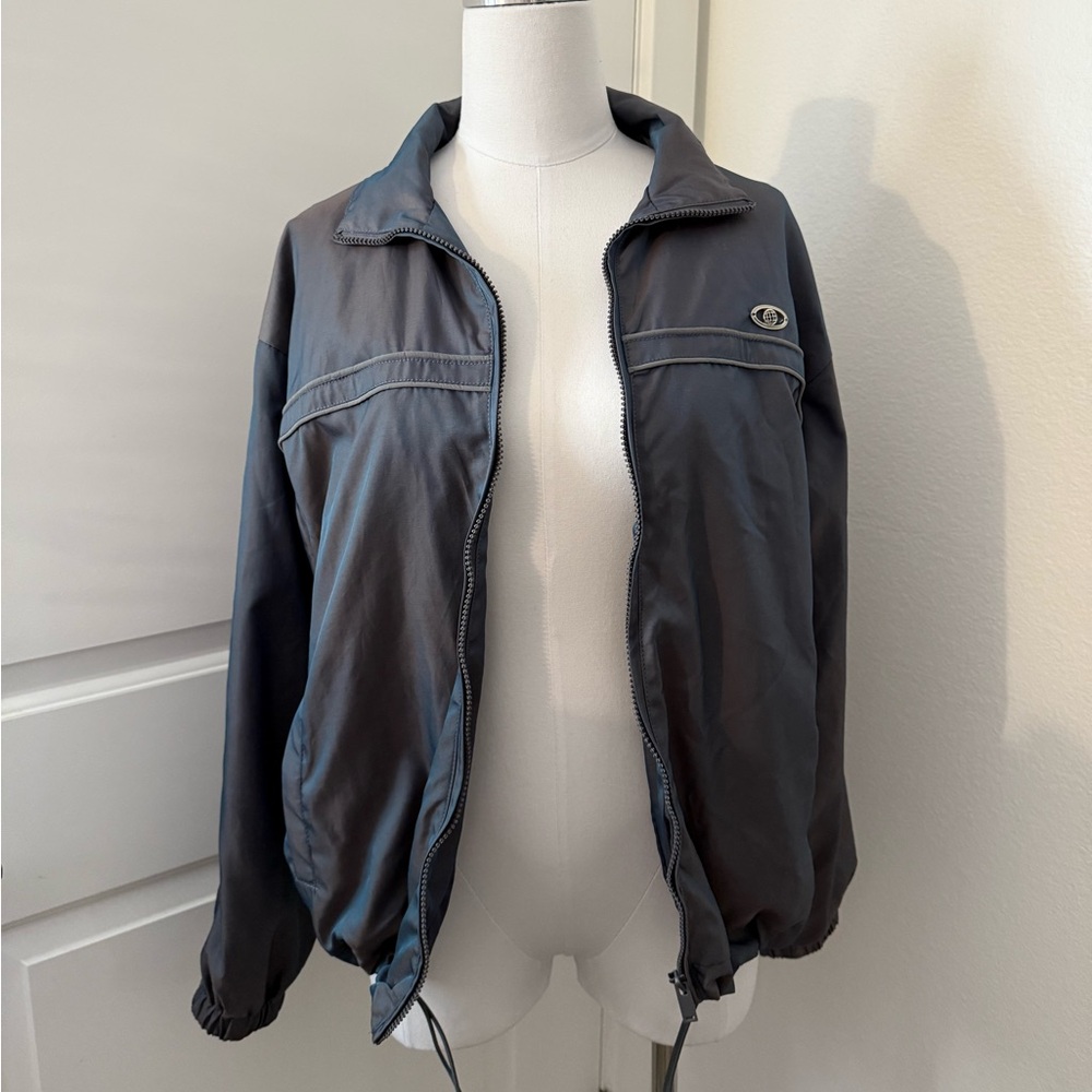 Luxe to Kill Blue Iridescent Track Jacket
